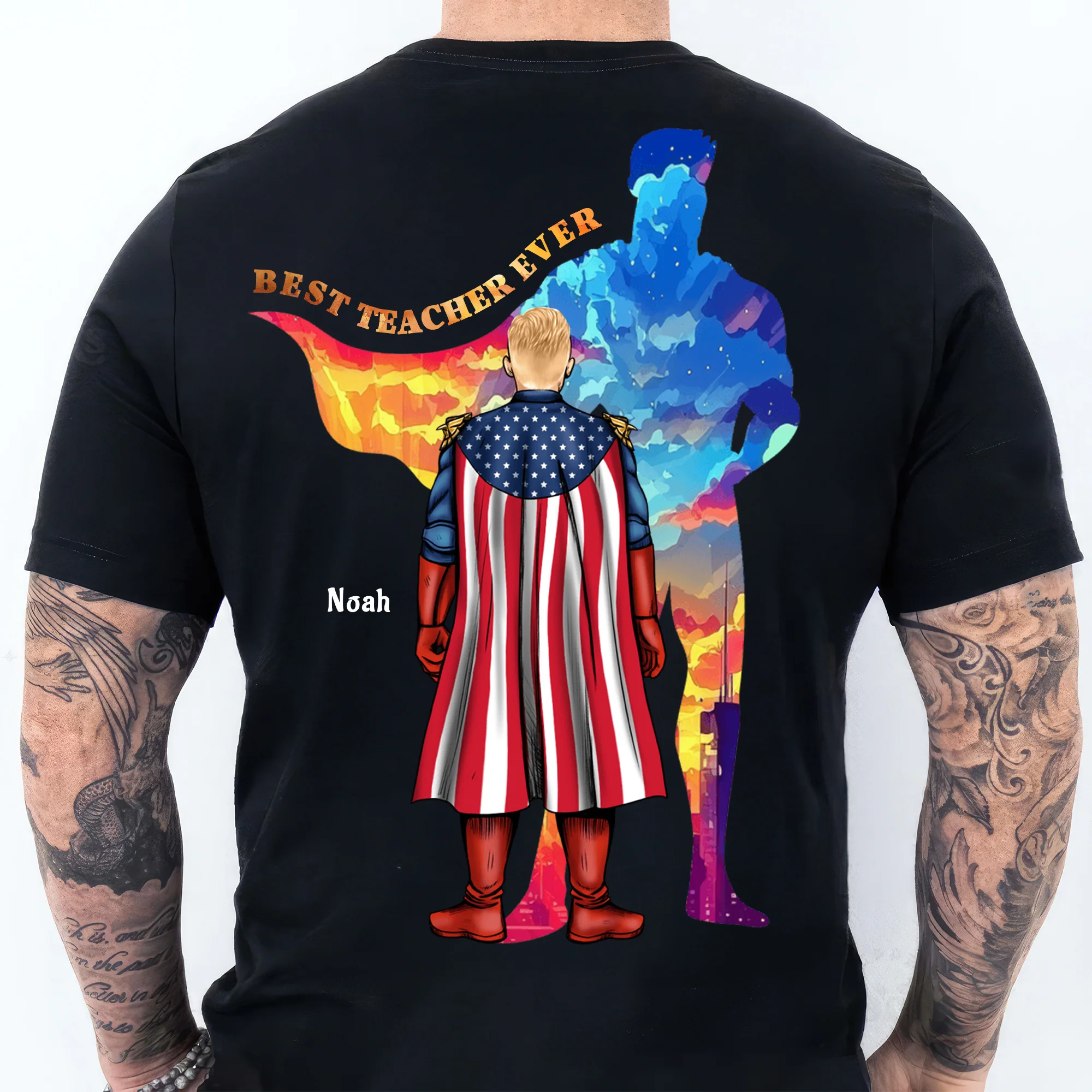 Super Teacher Back To School Two Side - Personalized Shirt | CL02 TD118 - Image 4