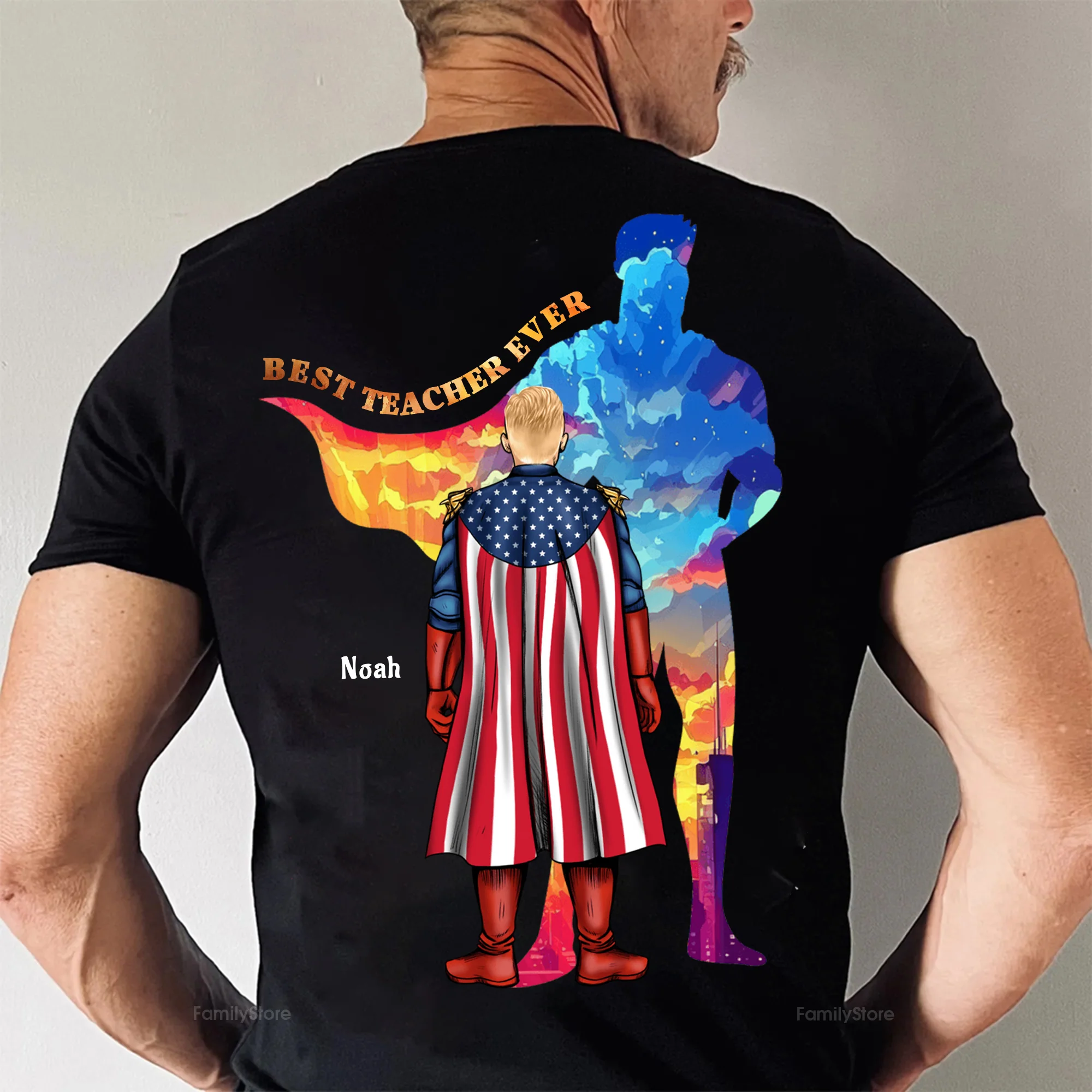 Super Teacher Back To School Two Side - Personalized Shirt | CL02 TD118 - Image 6