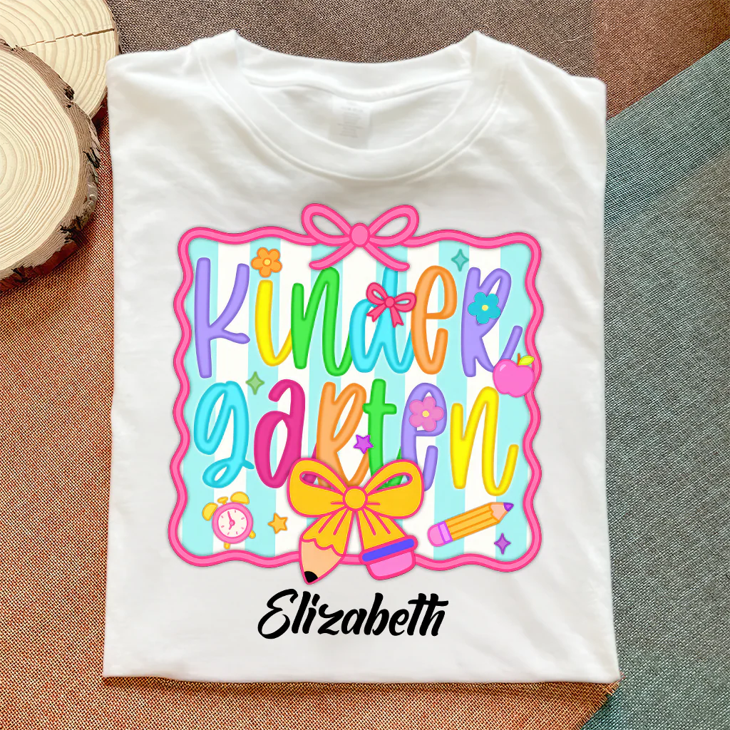 Teacher Custom Grade Back To School First Day Of School - Personalized Shirt | TD118 - Image 3