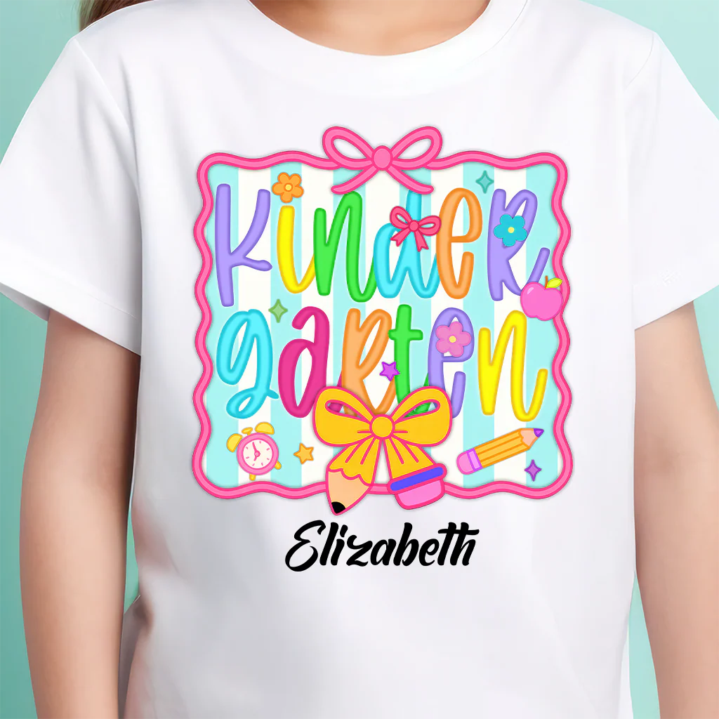 Teacher Custom Grade Back To School First Day Of School - Personalized Shirt | TD118 - Image 4