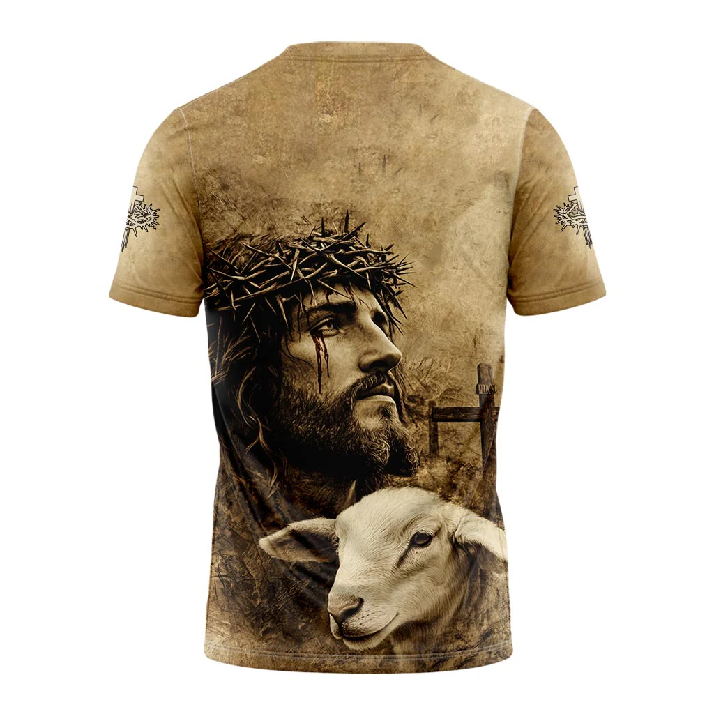 Team Jesus Good Shepherd 3D TShirt - Image 2