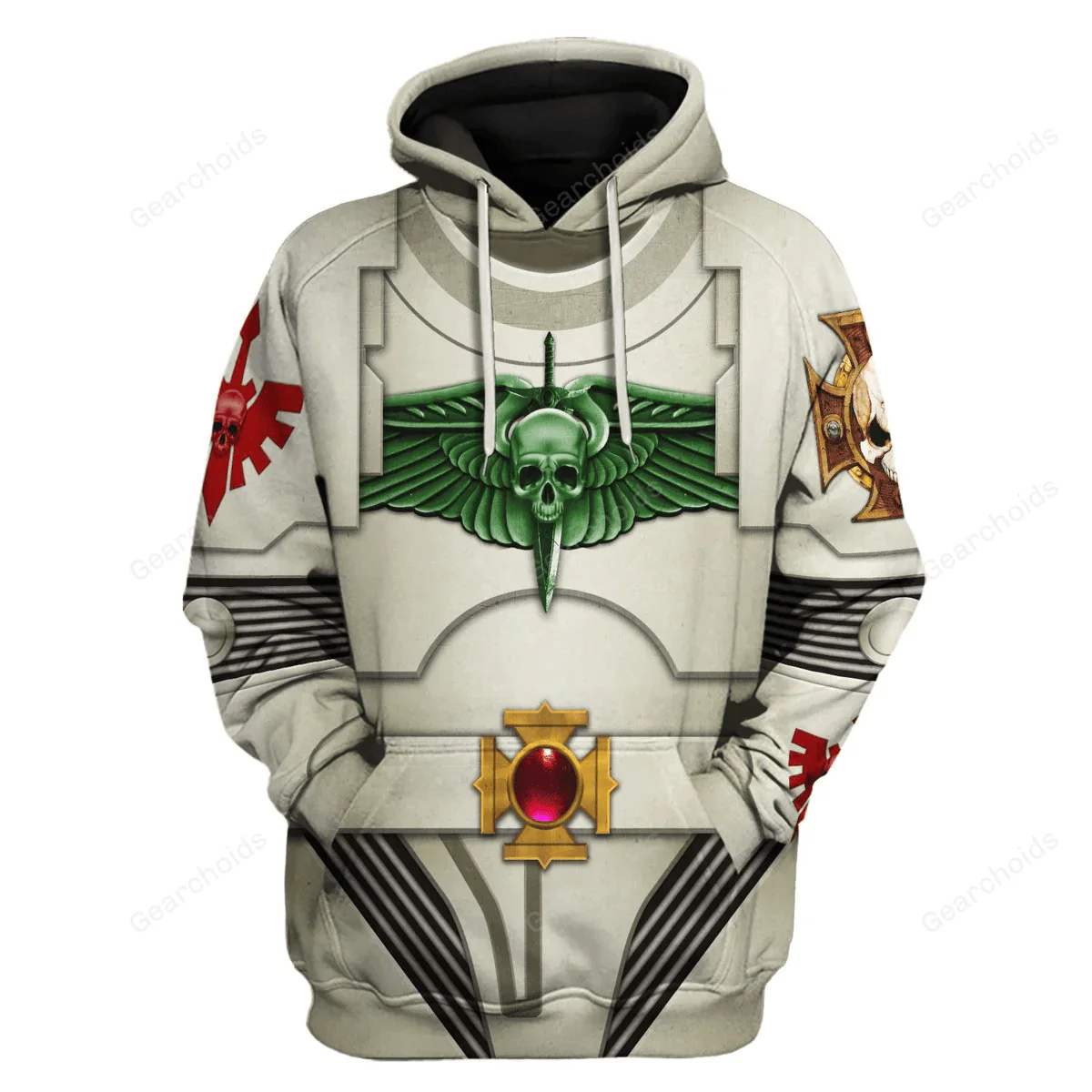 Terminator Armor Blood Angels - Costume Cosplay Hoodie Sweatshirt Sweatpants CSWRH133 - Image 2