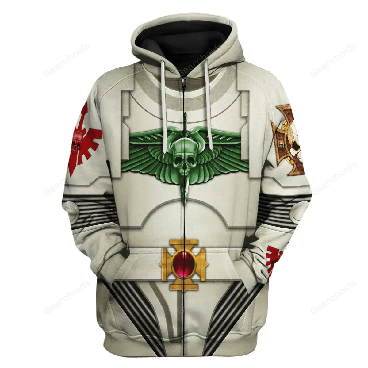 Terminator Armor Blood Angels - Costume Cosplay Hoodie Sweatshirt Sweatpants CSWRH133 - Image 3