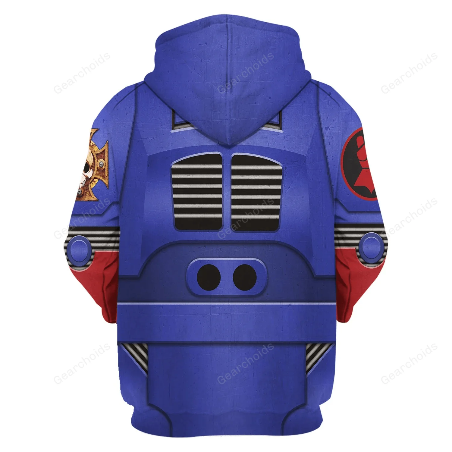 Terminator Armor Crimson Fists - Costume Cosplay Hoodie Sweatshirt Sweatpants CSWRH139 - Image 4