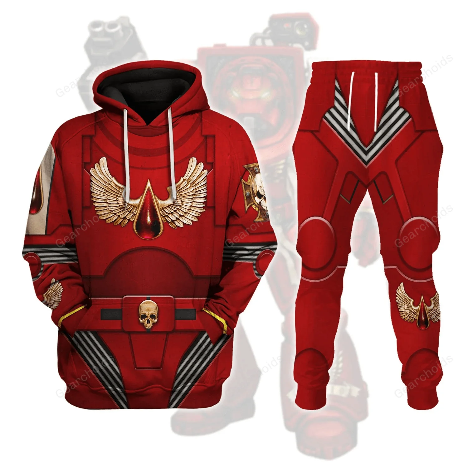 Terminator Armor Flesh Tearers - Costume Cosplay Hoodie Sweatshirt Sweatpants CSWRH138