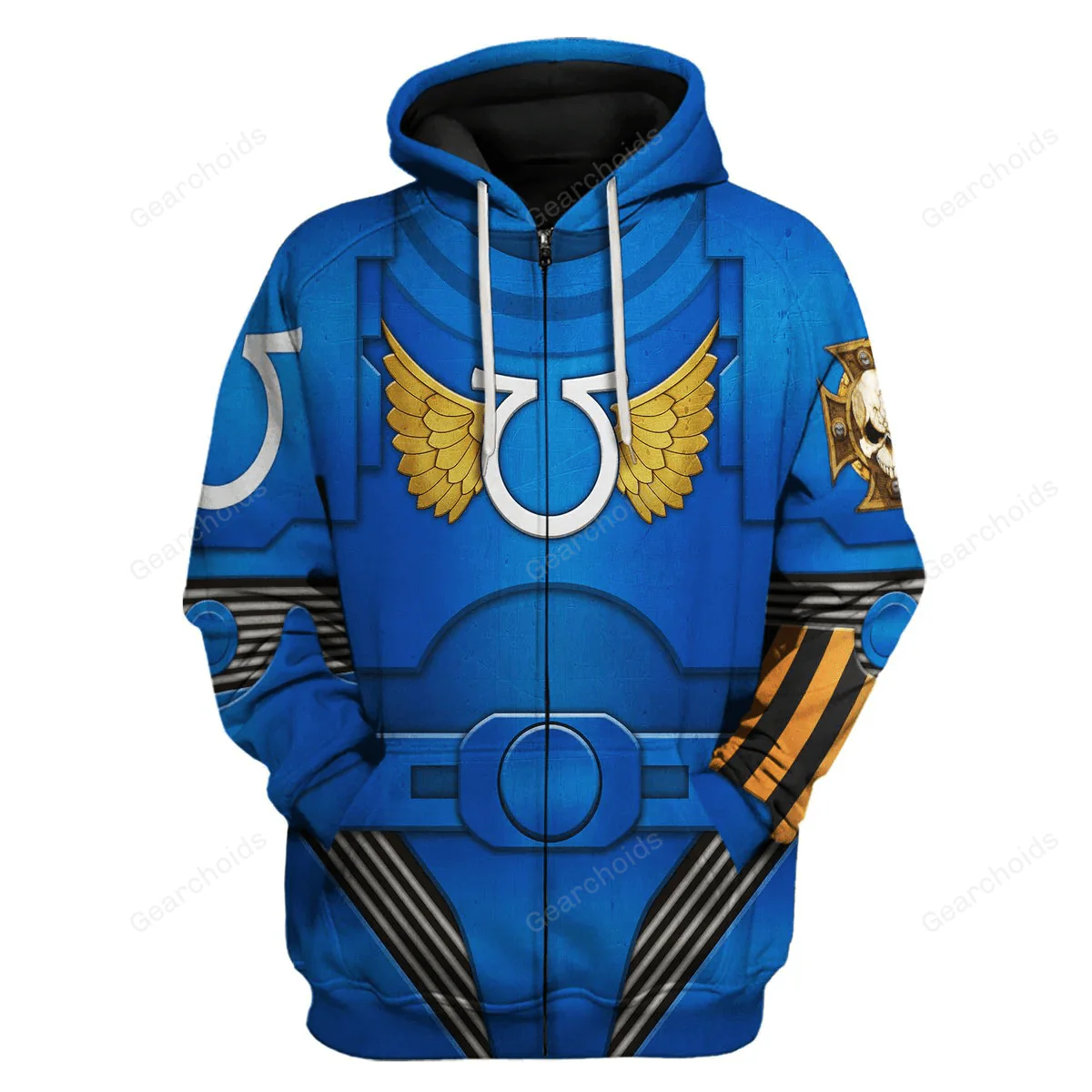 Terminator Armor Ultramarines - Costume Cosplay Hoodie Sweatshirt Sweatpants CSWRH141 - Image 3