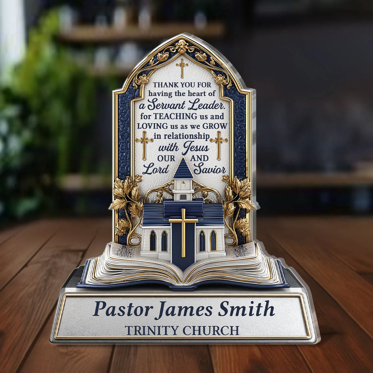Thank You Pastor - Personalized Acrylic Plaque TD118