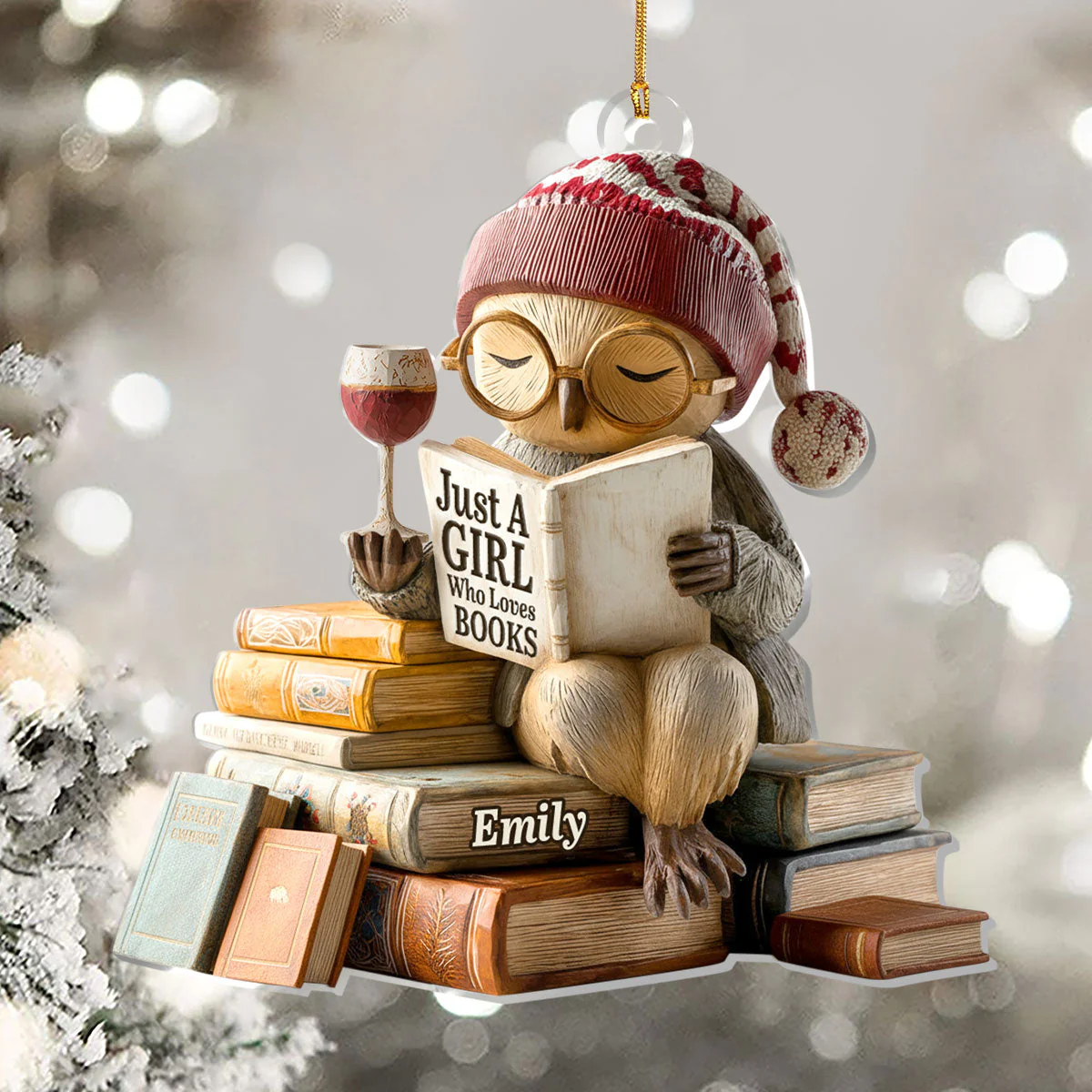 That's What I Do  - Personalized 1-Layer Acrylic Ornament - Christmas Gift For Book Lovers | HH01 - Image 5