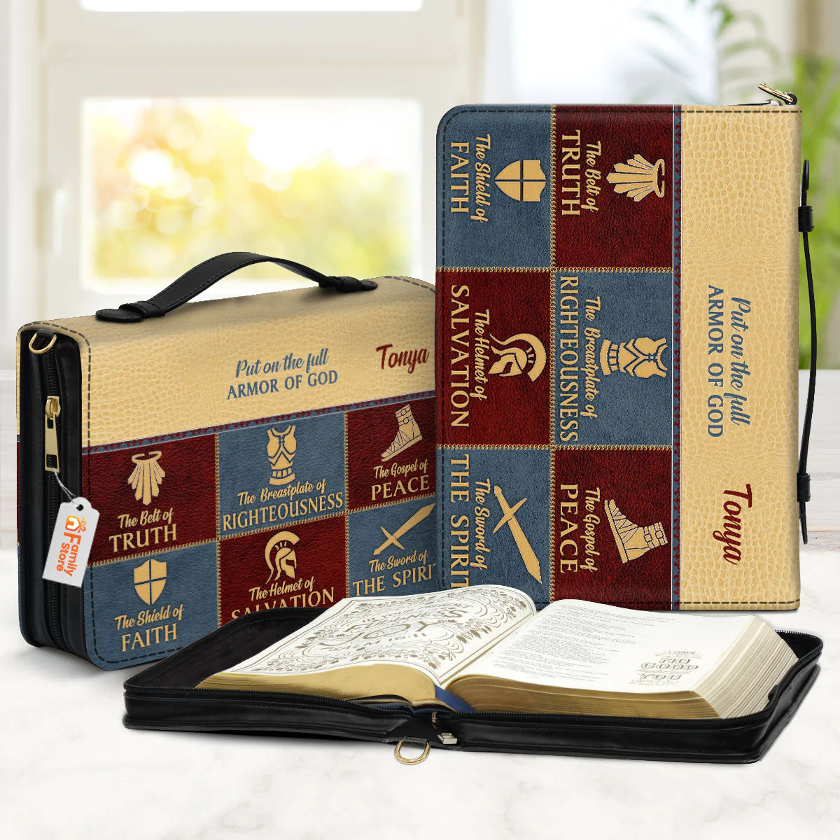 The Belt Of Truth - Thoughtful Gift For Christians - Personalized Bible Covers - AT4080711 - Image 2