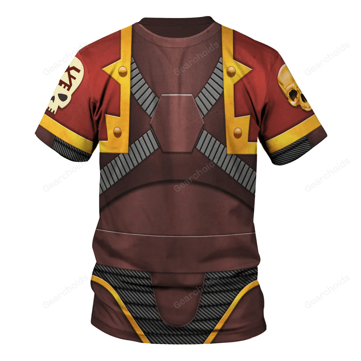 The Brazen Beasts Khorne Daemonkin Warband Colour Scheme - Costume Cosplay T-shirt CSWRH105 - Image 2