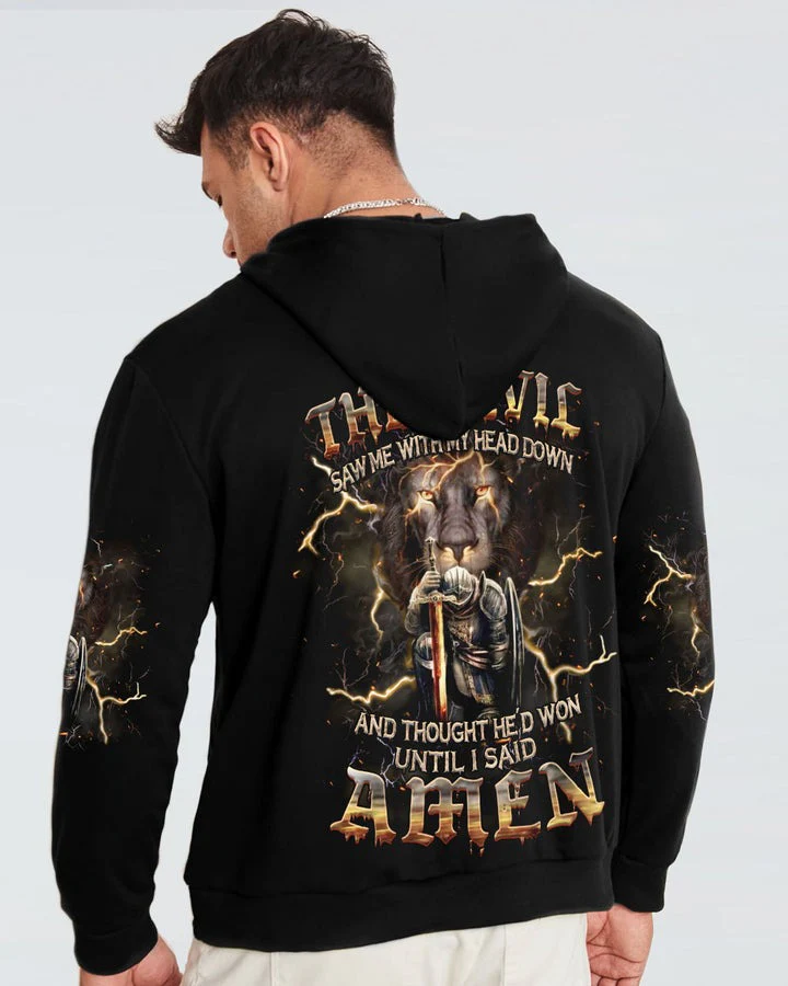 The Devil Saw Me With My Head Down - Men's All Over Print Shirt - AT4080510 - Image 12