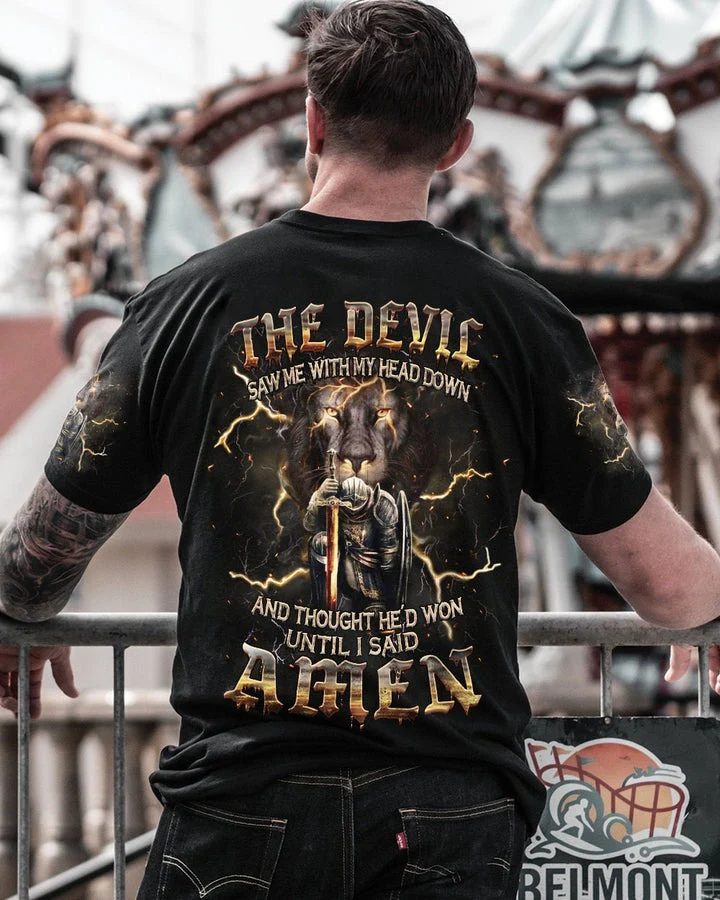 The Devil Saw Me With My Head Down - Men's All Over Print Shirt - AT4080510 - Image 3