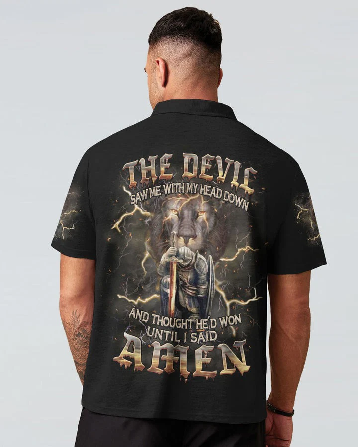 The Devil Saw Me With My Head Down - Men's All Over Print Shirt - AT4080510 - Image 7