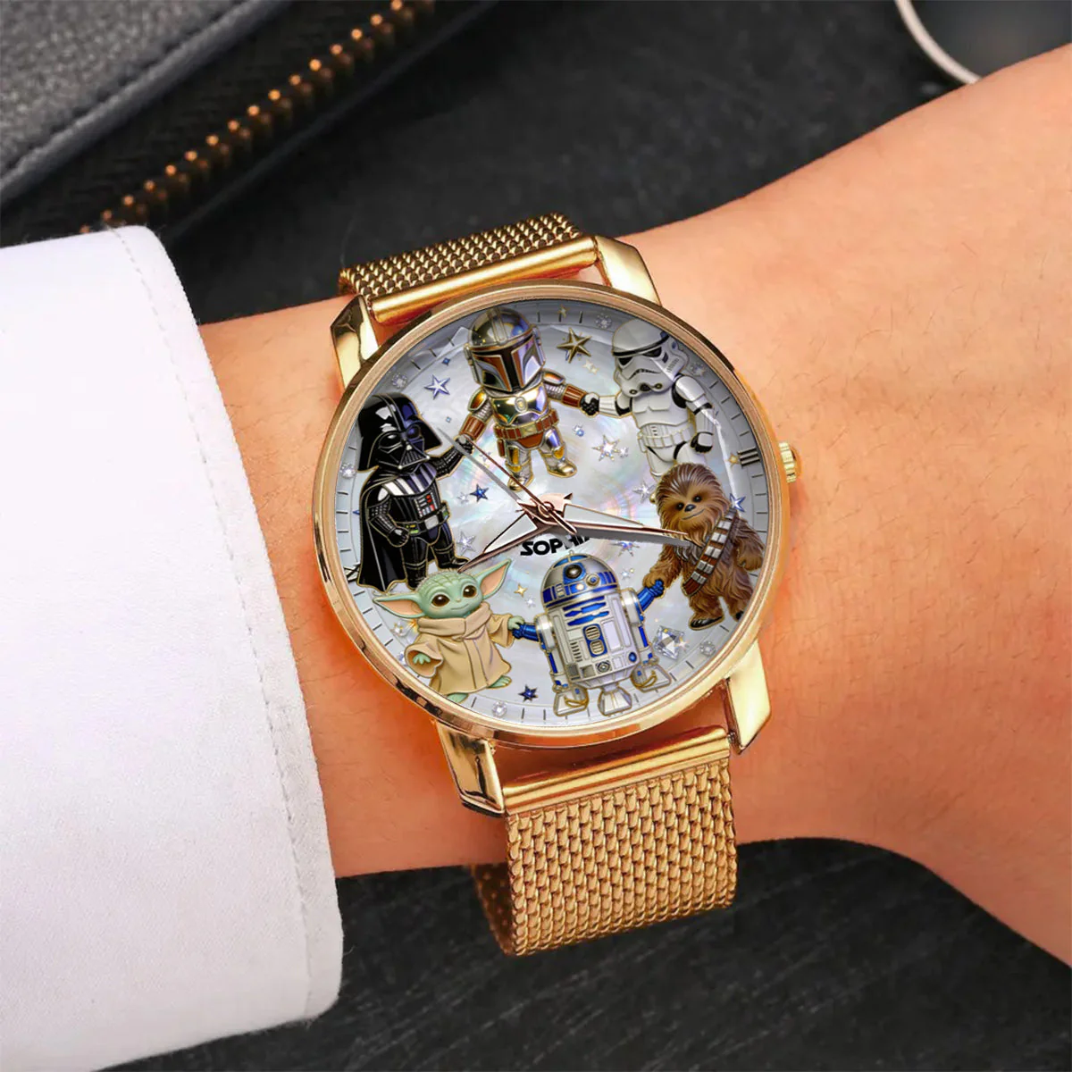 The Galaxy - Personalized Women Hand Watch - Gift For Her, Movie Fans - Stwa HH01 - Image 4