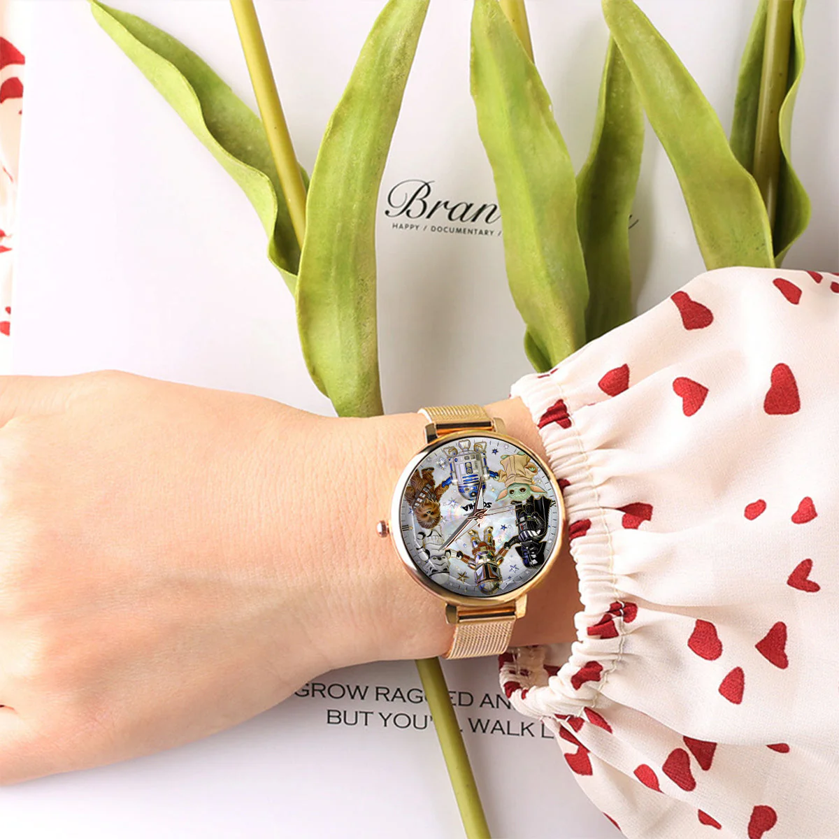 The Galaxy - Personalized Women Hand Watch - Gift For Her, Movie Fans - Stwa HH01 - Image 5