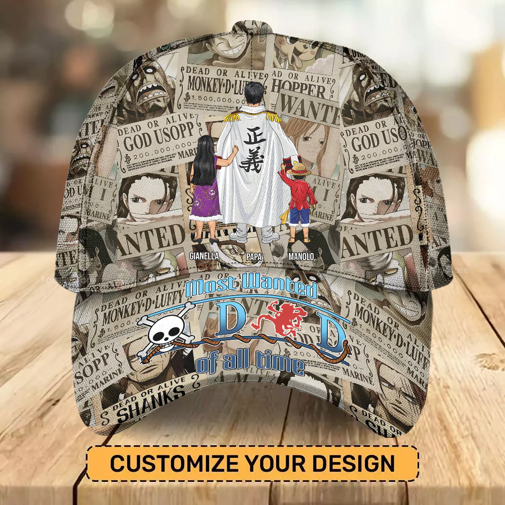 The Greatest Dad In The World OnPi Pirate Adventure - Personalized Classic Cap - Gift For Dad, Fathers Day - CL11 NA94 - Image 4