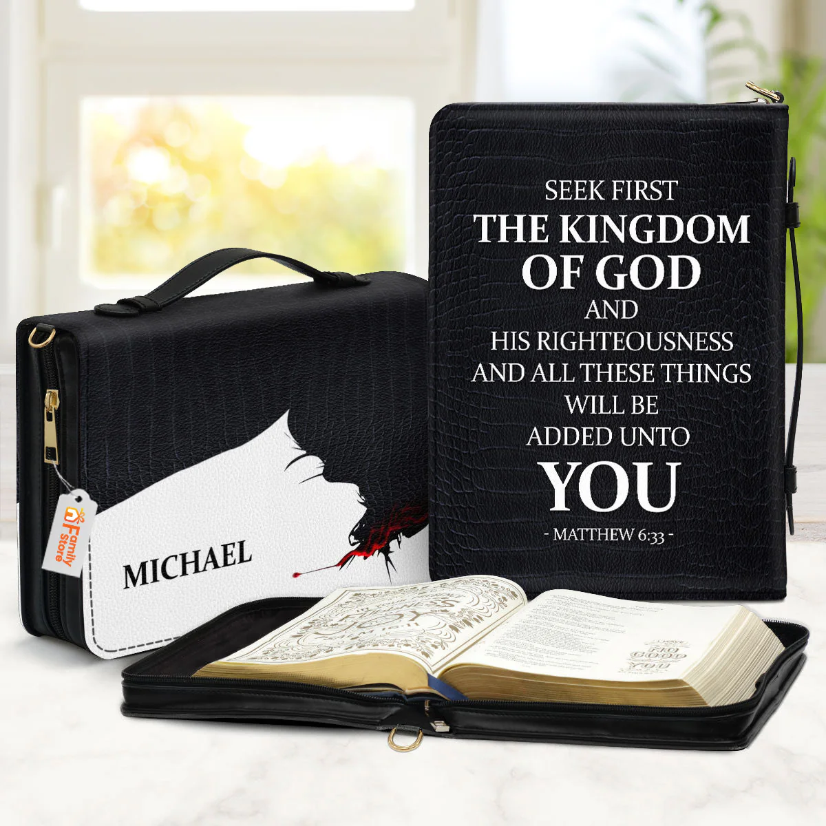 The Kingdom Of God - Beautiful Personalized Bible Covers - AT4082469 - Image 2