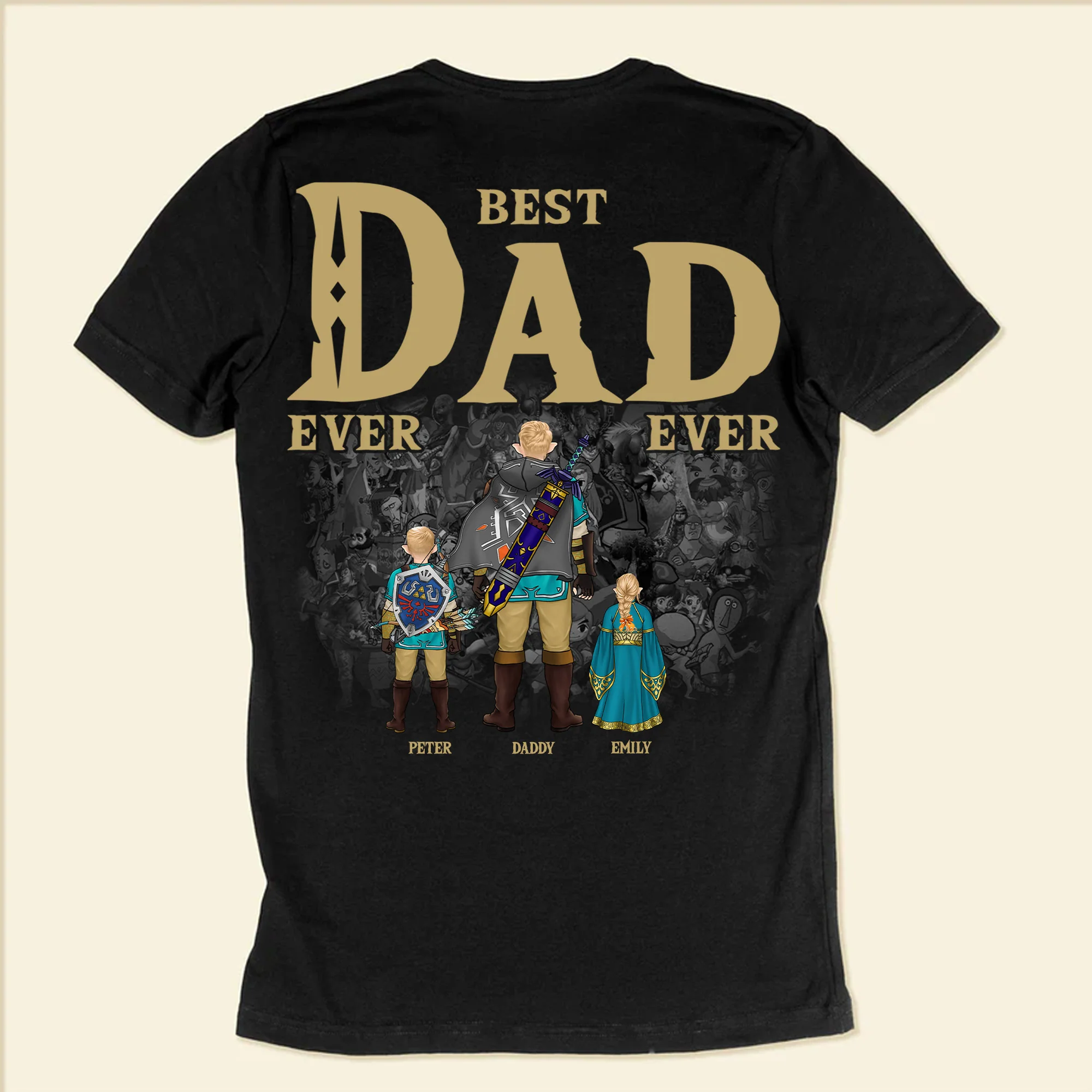 The Legend Zelda Is Staying In My House Best Dad Ever - Gift ForDad, Father's Day - Personalized Shirt 2 Side CL07 - Image 4