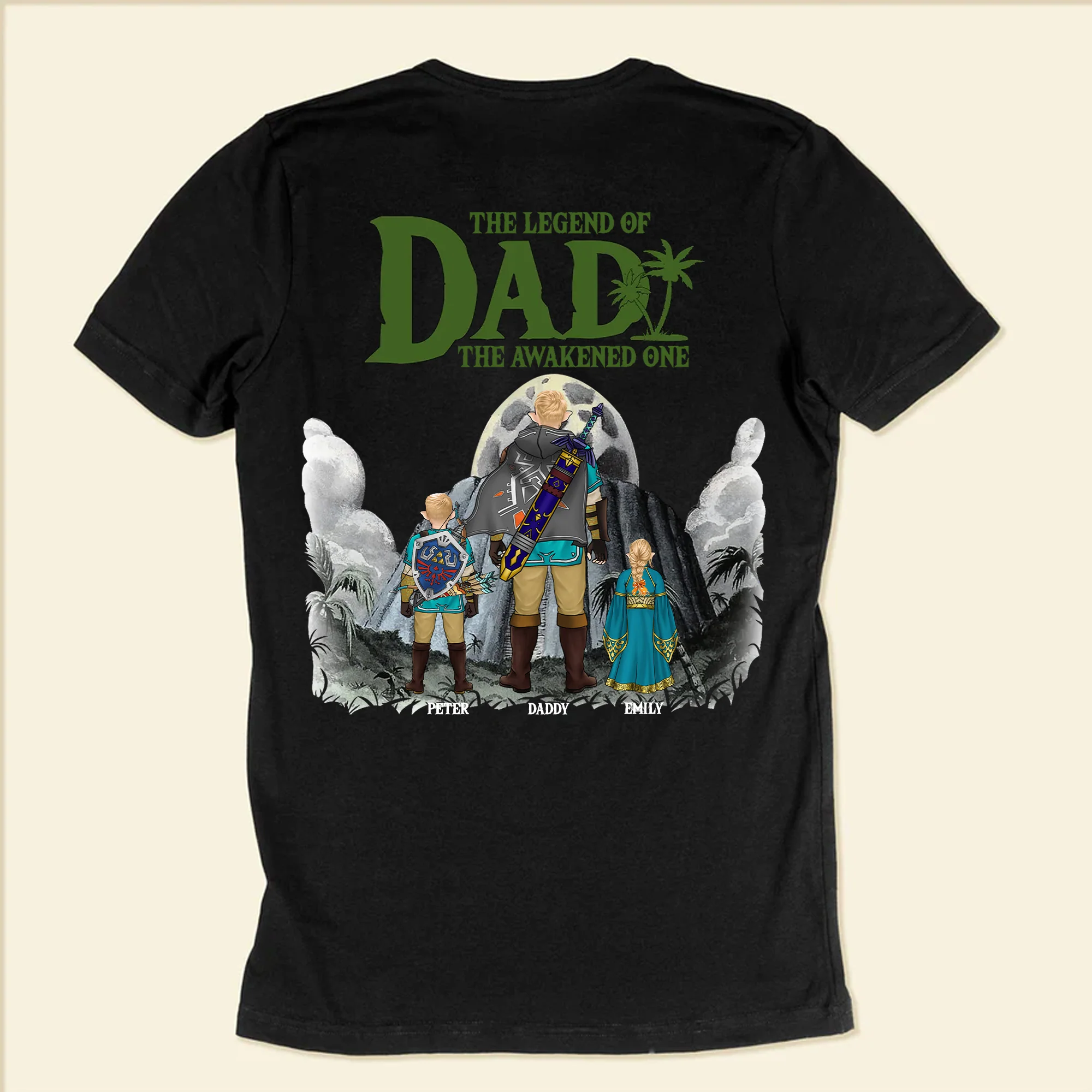 The Legend Of Zelda Dad The Awakened One - Gift For Dad, Father's Day - Personalized Shirt 2 Side CL07 - Image 4