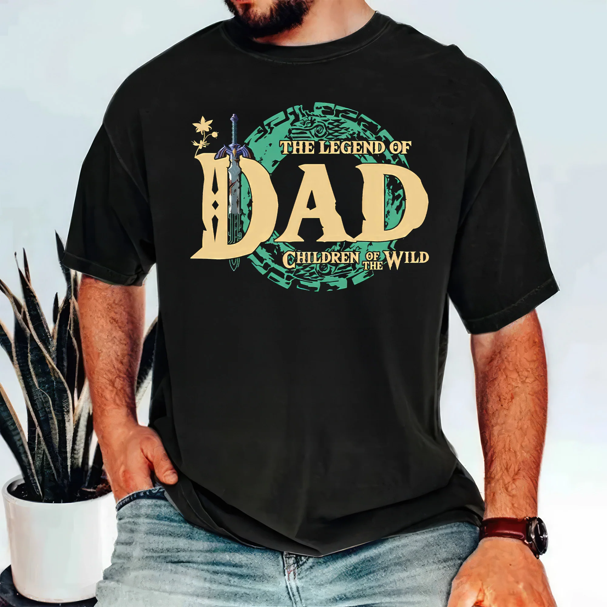 The Legend Of Dad Zelda Dad - Personalized Shirt 2 Side - Gift For Dad - Image 2
