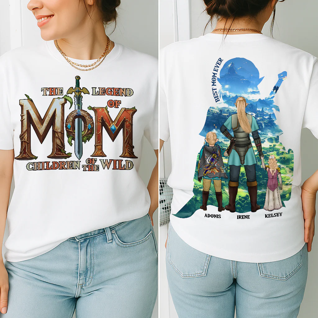 The Legend Of Mom Fantasy Adventure - Personalized Shirt - Gift for Mom, Wife | CL07 NH96 - Image 2