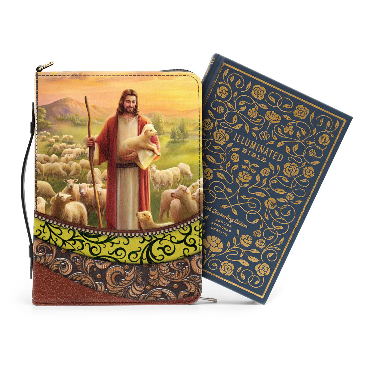The Lord Is My Shepherd, I Shall Not Want - Unique Personalized Bible Covers - AT4081437 - Image 3