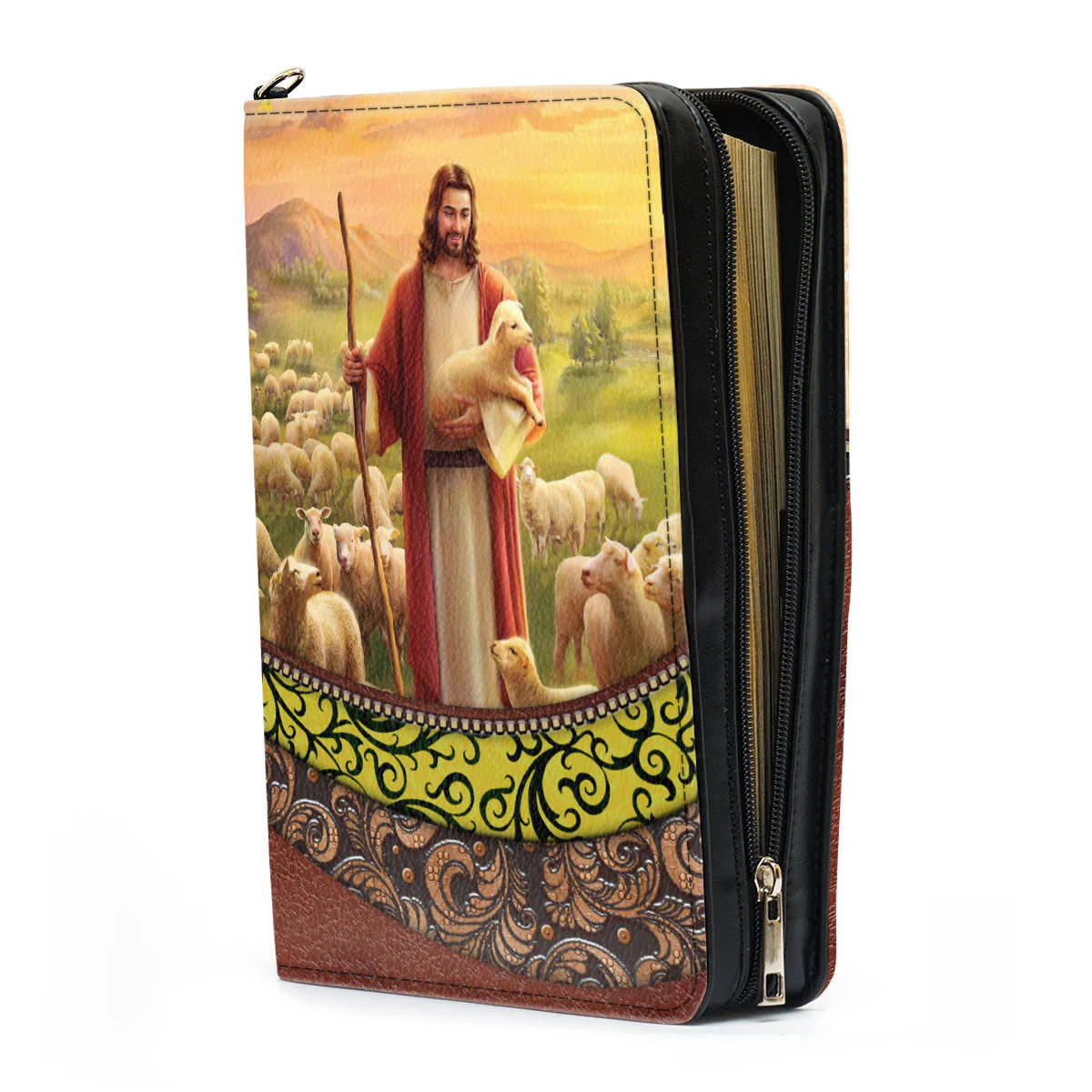 The Lord Is My Shepherd, I Shall Not Want - Unique Personalized Bible Covers - AT4081437 - Image 4