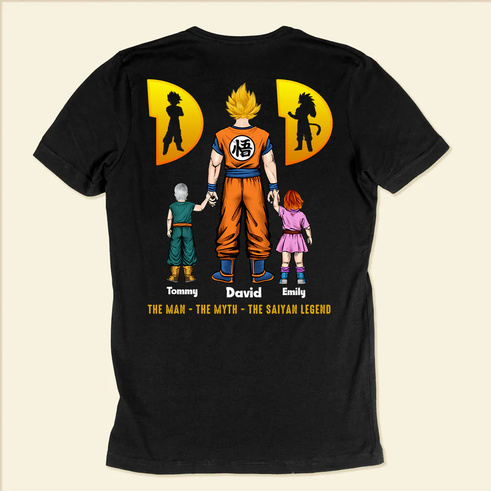 The Myth DrBa Dad, I Am Proud Of You Daddy - Gift For Father's Day - Personalized TShirt