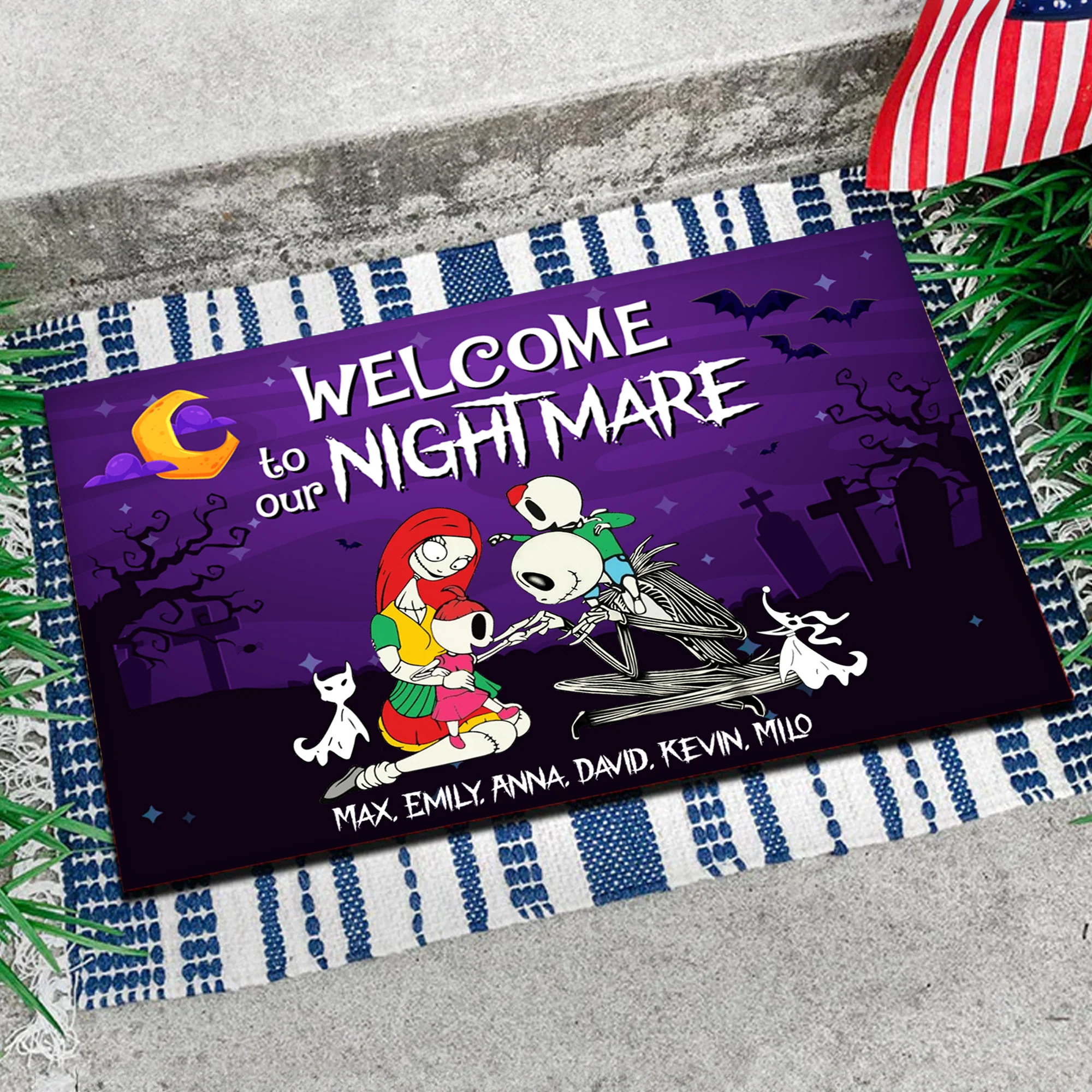 The Nightmare Is Waiting For You - Personalized Door Mat - CL14 NA94 - Image 3
