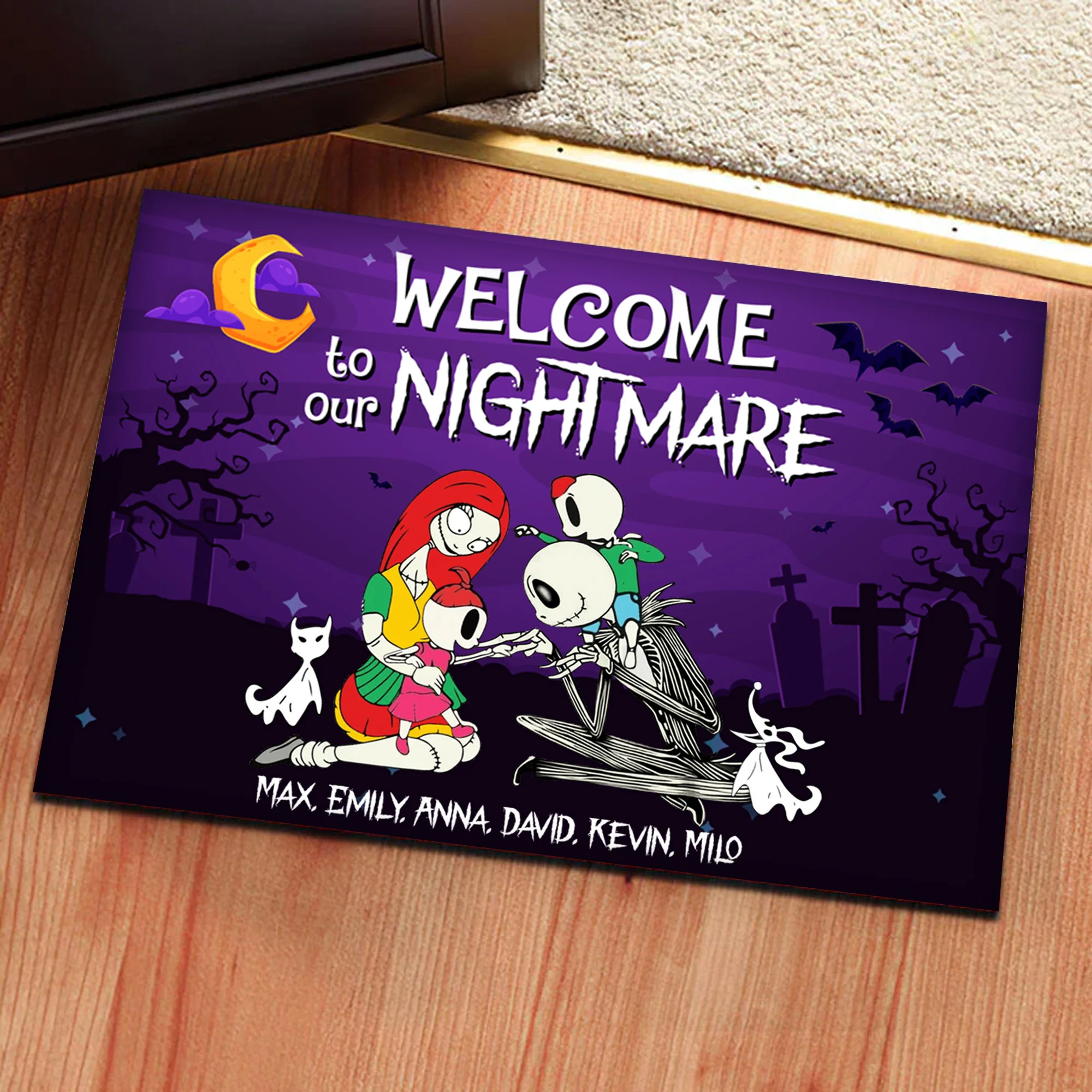 The Nightmare Is Waiting For You - Personalized Door Mat - CL14 NA94 - Image 4