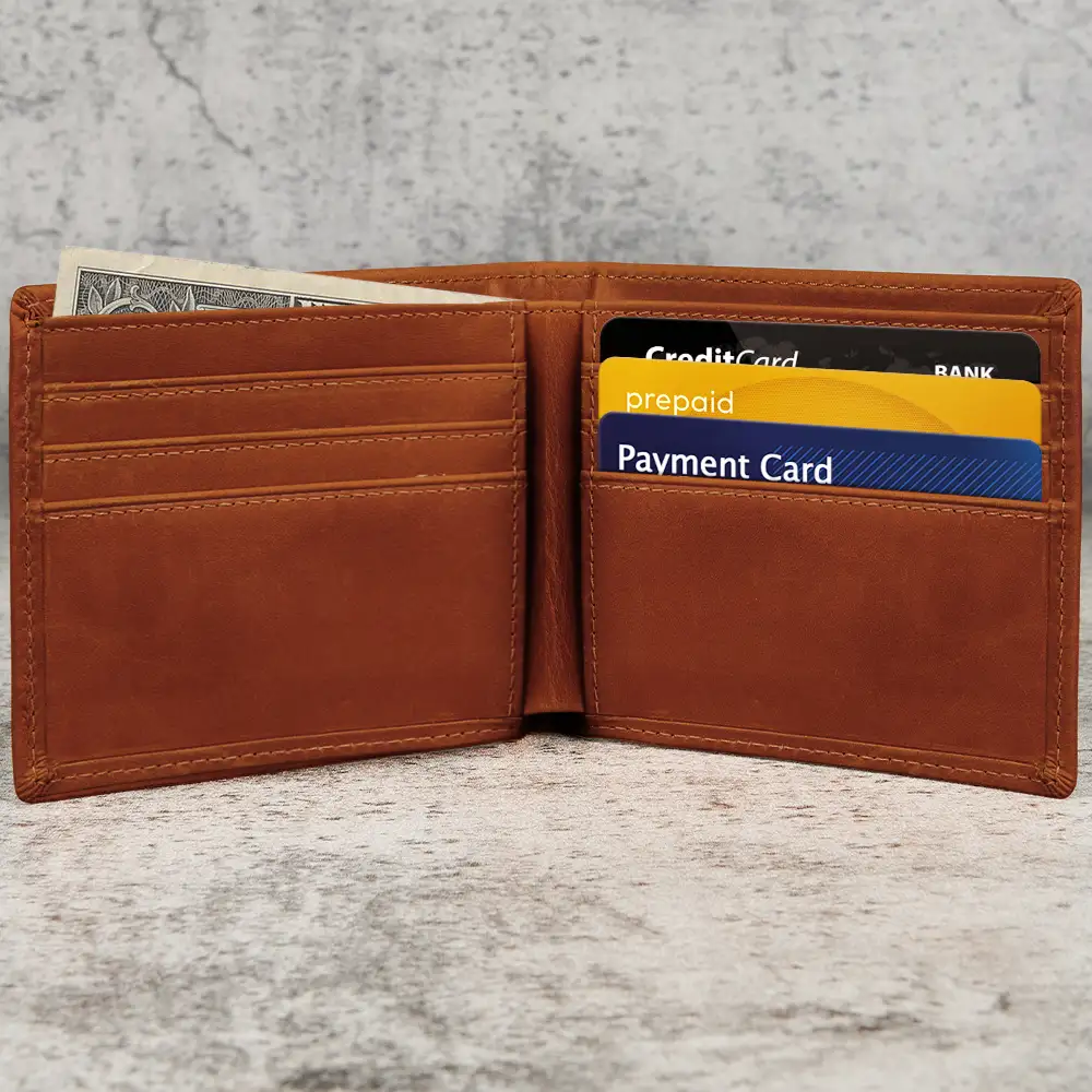 The Original Legend Husband Dad Grandpa Since - Personalized Leather Wallet For Men- Gift For Dad, Grandpa - Image 2
