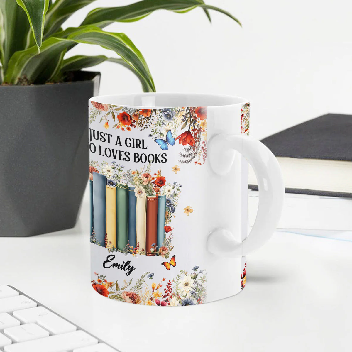 The Perfect Book Lovers' Mug - Personalized White Ceramic Mug - Gift For Book Lover - Image 7