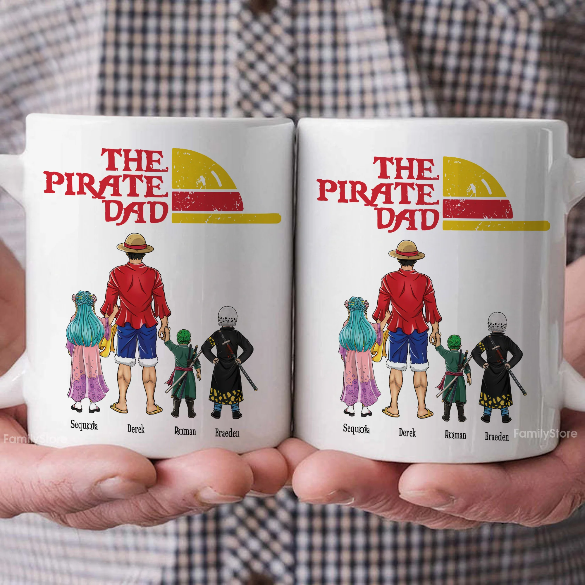 OnPi Pirate Adventure The Pirate Dad Hat - Gift For Dad - Personalized Ceramic Mug - CL11 NA94 - Image 4