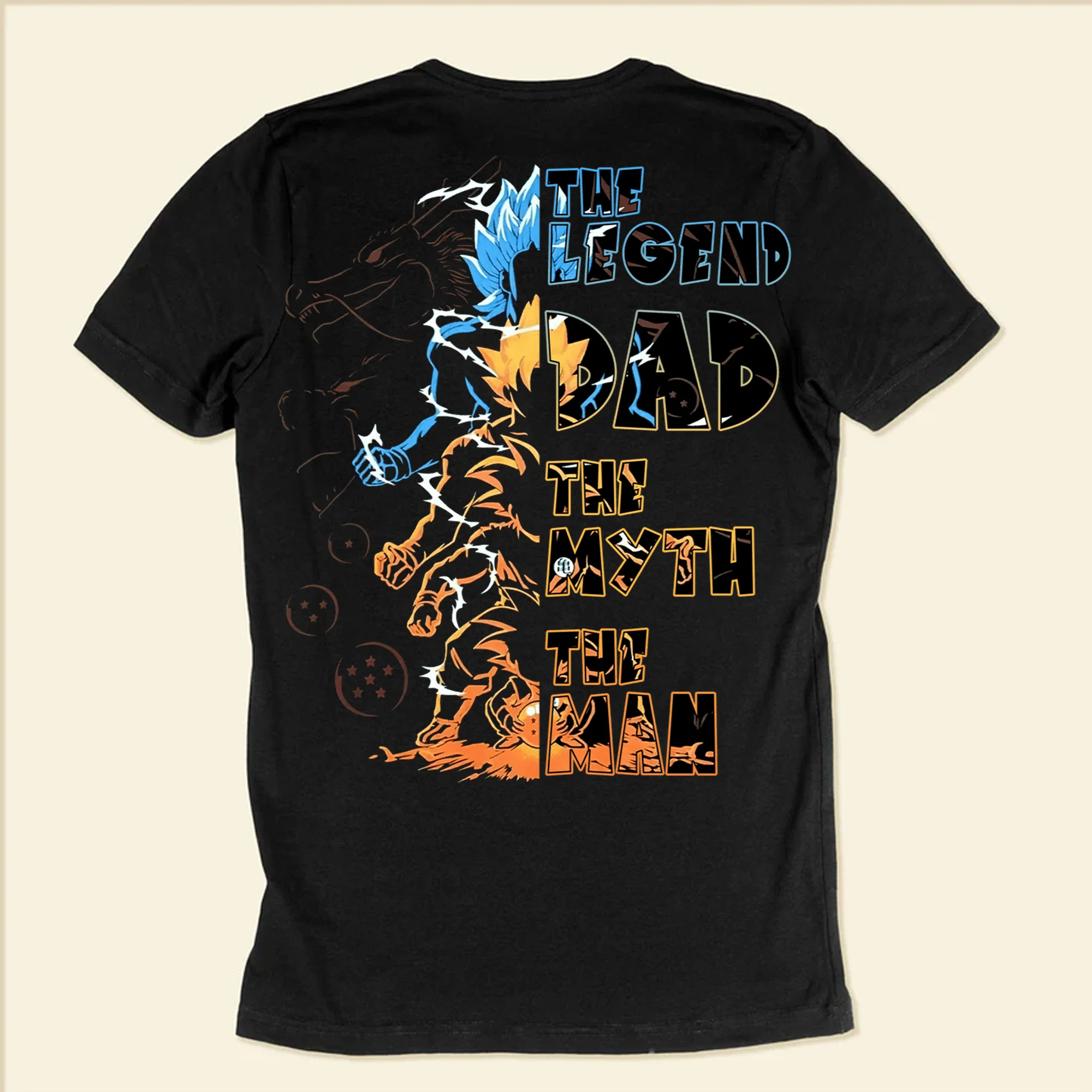 DrBa The Power Of Flash My Dad Is A Hero - Gift For Father's Day - Personalized Shirt 2 Side - Image 6