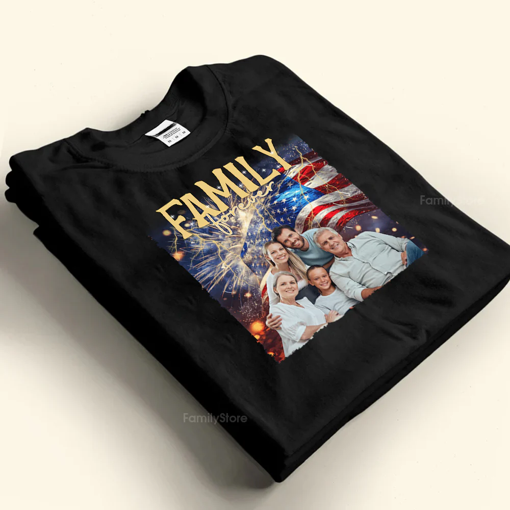 The US Flag Pround Of Our Country - Gift For Family Members, Friends - Personalized Shirt NA94 - Image 4
