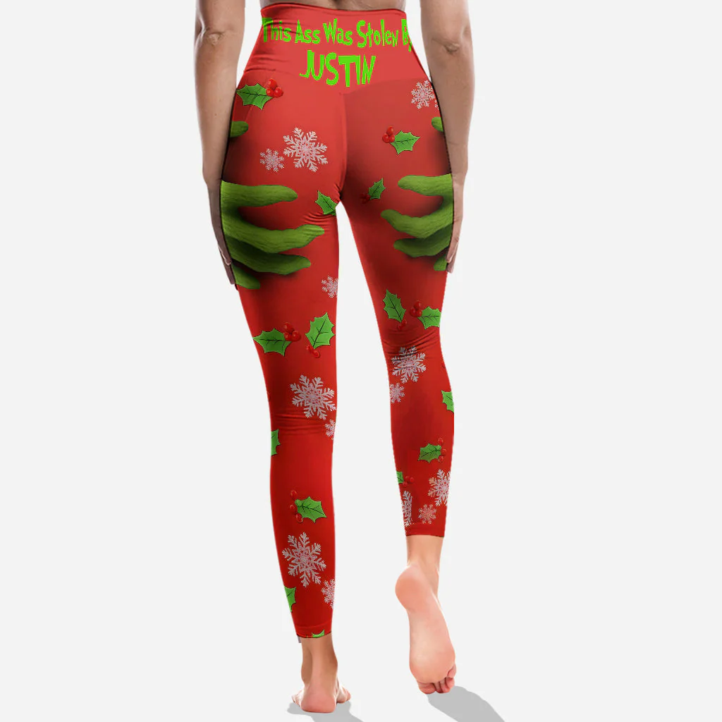 This Ass Was Stolen By - Personalized Leggings - Gift For Her NL122 - Image 2
