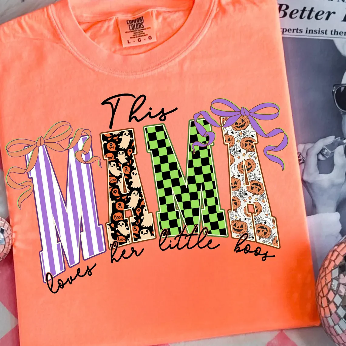 This Mama Loves Her Boos - Personalized Sweatshirt Mama with Kids Name | CU5073014 - Image 4