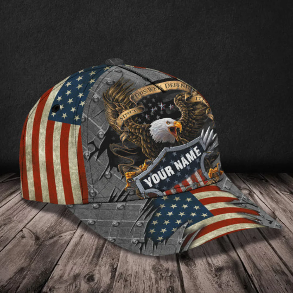 This We'll Defend Since 1776 - Personalized Classic Cap - Patriotic Gift For Veterans | HN02 - Image 2