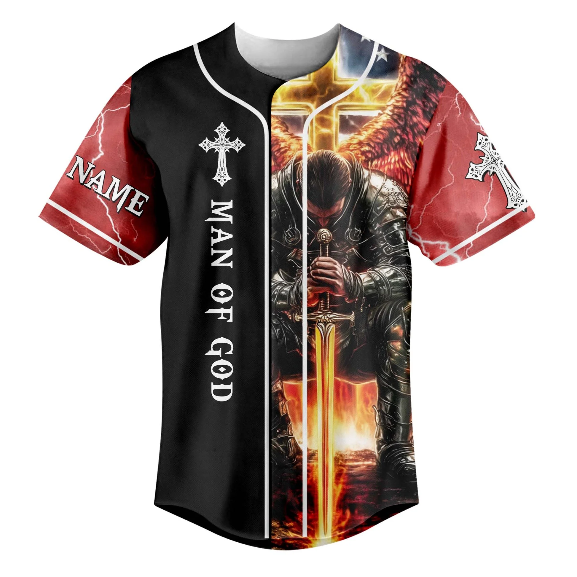 Till My Very Last Breath Custom Name Baseball Jersey - Christant Gift For Him - Image 2