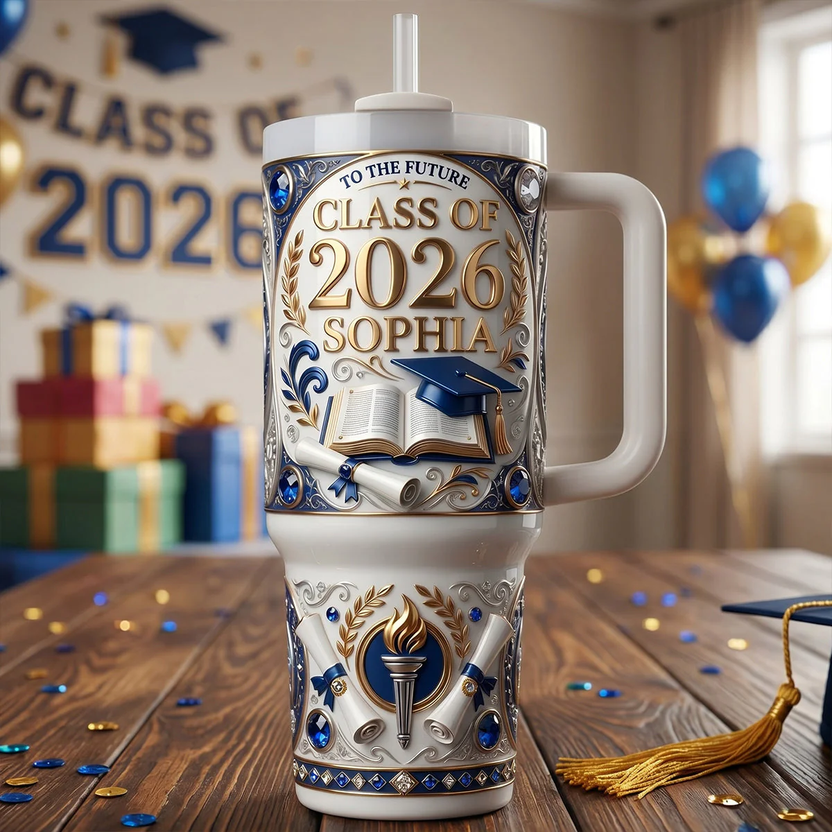 To The Future Class Of 2026 - Personalized Tumbler - Gift For Graduates - Image 3