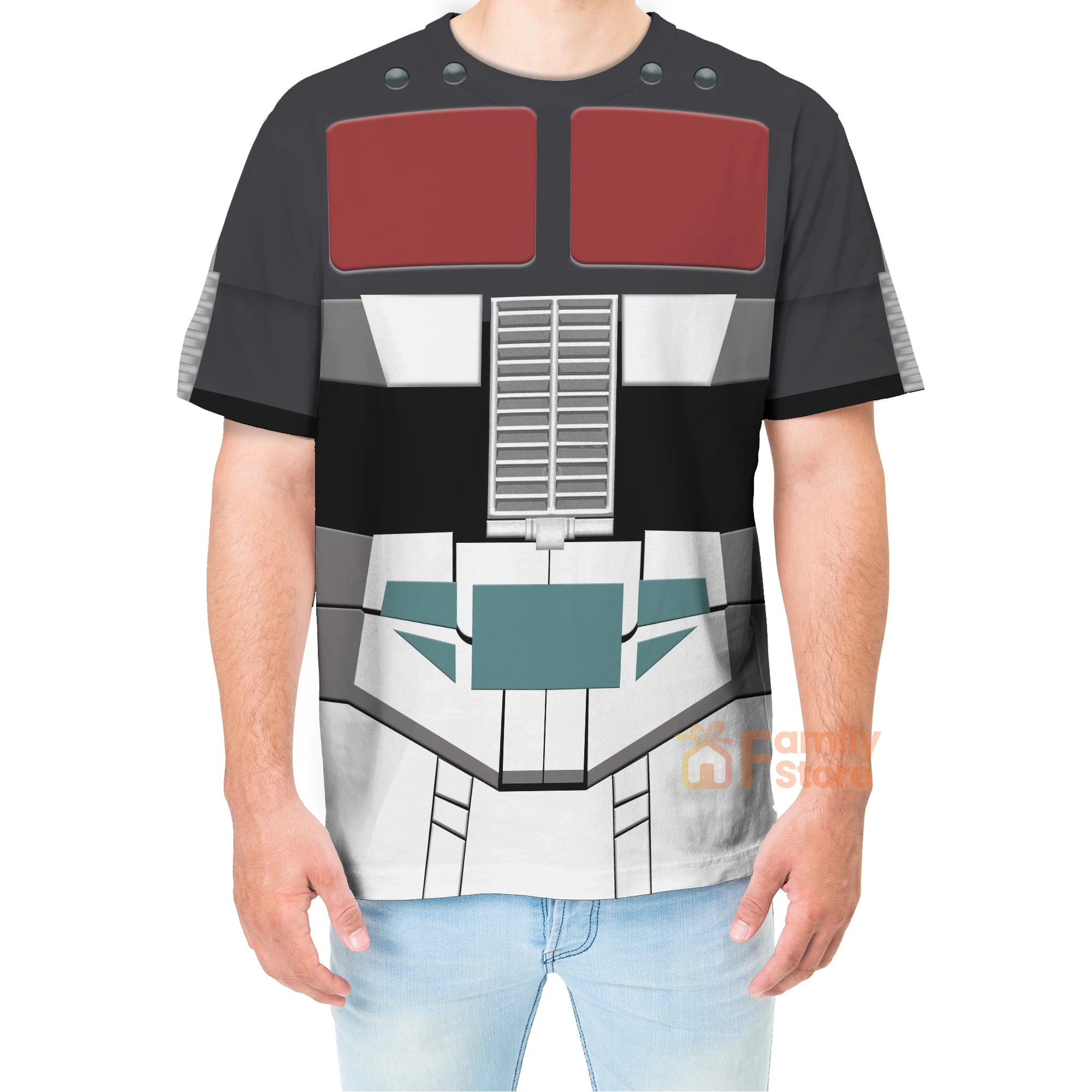 Transformers Black Convoy - Costume Cosplay T-Shirt - Image 4