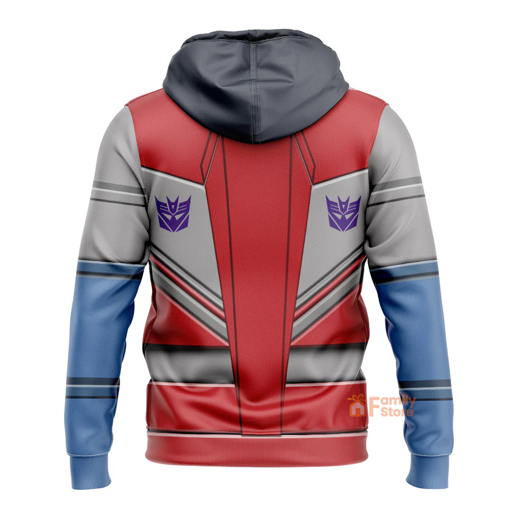 Transformers Starscream - Costume Cosplay Hoodie Sweatshirt Sweatpants - Image 3
