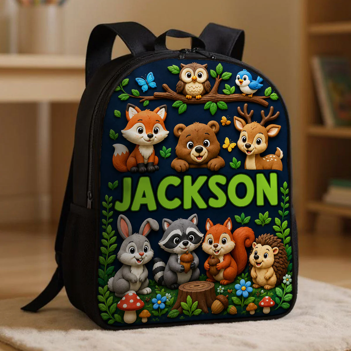 Trending Animal For Boys Girls - Personalized Backpack, Lunch Bag, Pencil Case & Water Bottle - Back to School Gift - Image 5