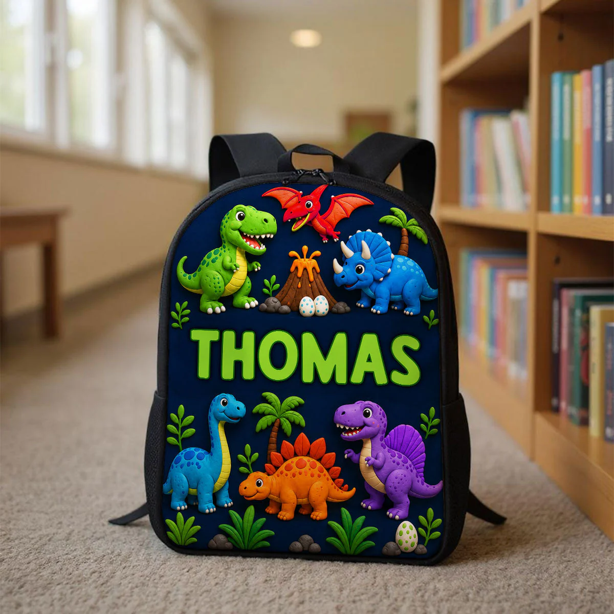 Trending Animal For Boys Girls - Personalized Backpack, Lunch Bag, Pencil Case & Water Bottle - Back to School Gift - Image 6