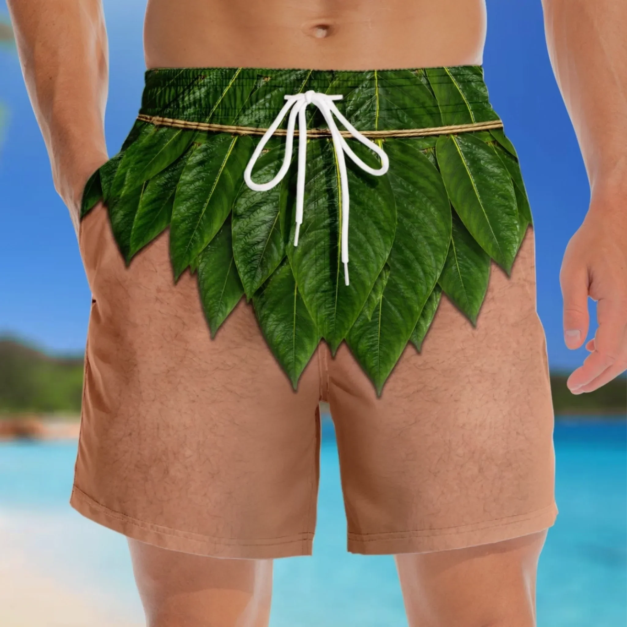 Tropical Beach Style Summer Trip - Personalized Beach Short - Gifts For Men, Husband, Dad - Image 2