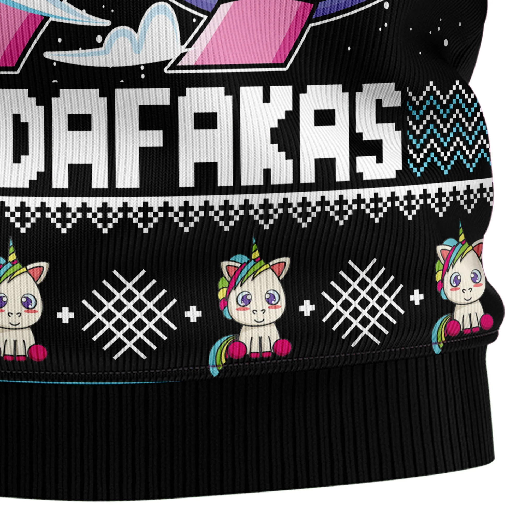 Unicorn Pew Pew Ugly Christmas Sweater For Men And Women - Image 6
