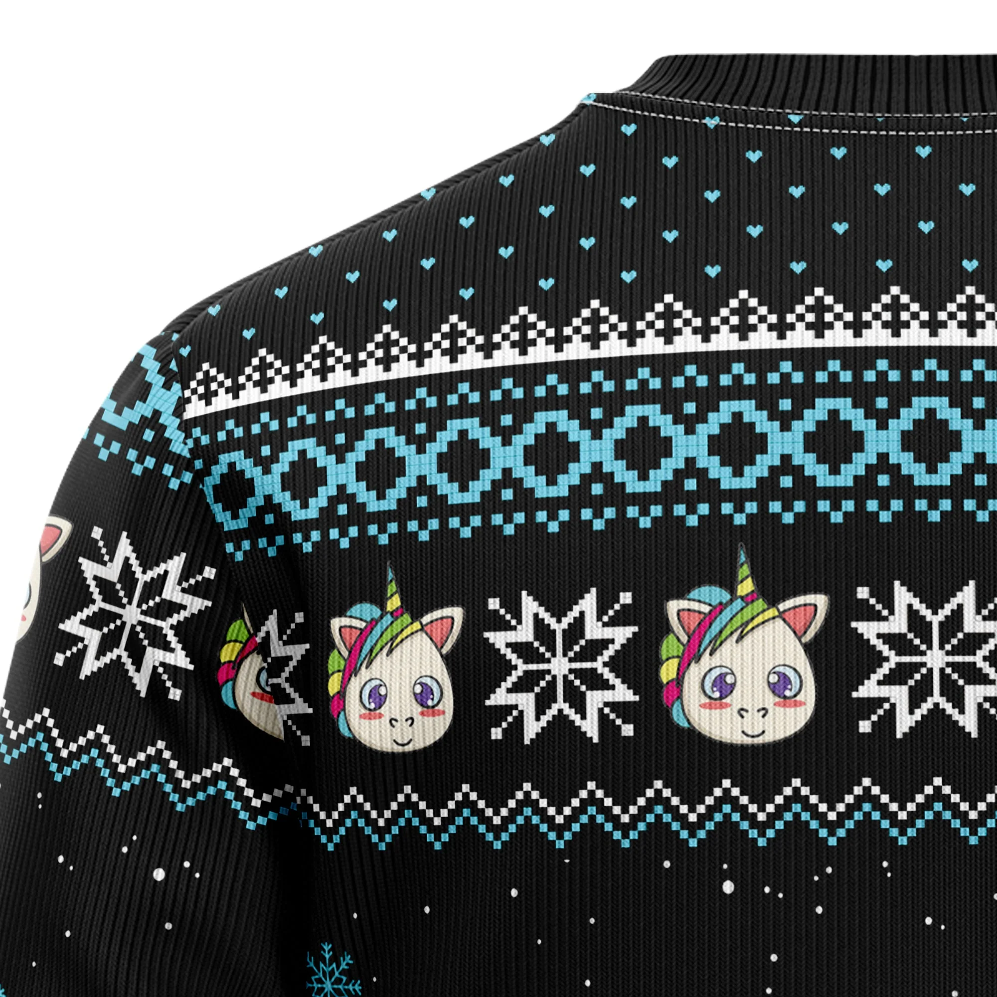 Unicorn Pew Pew Ugly Christmas Sweater For Men And Women - Image 8