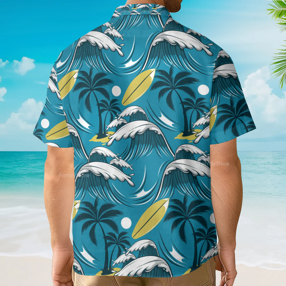 Unique Black Angus Hawaiian Shirts - Image 3