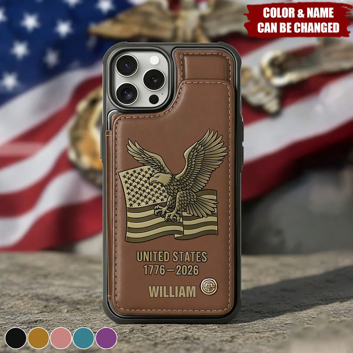 United State 250th Anniversary - Wallet Phone Case - Gift For Patriotic | HN02