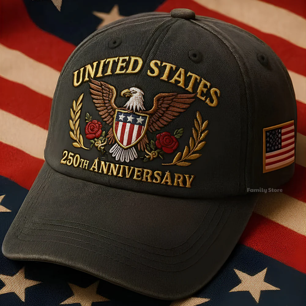 United States 250th Anniversary 1976-2026 - Embroidered Cap - Gift For Patriotic | HN02